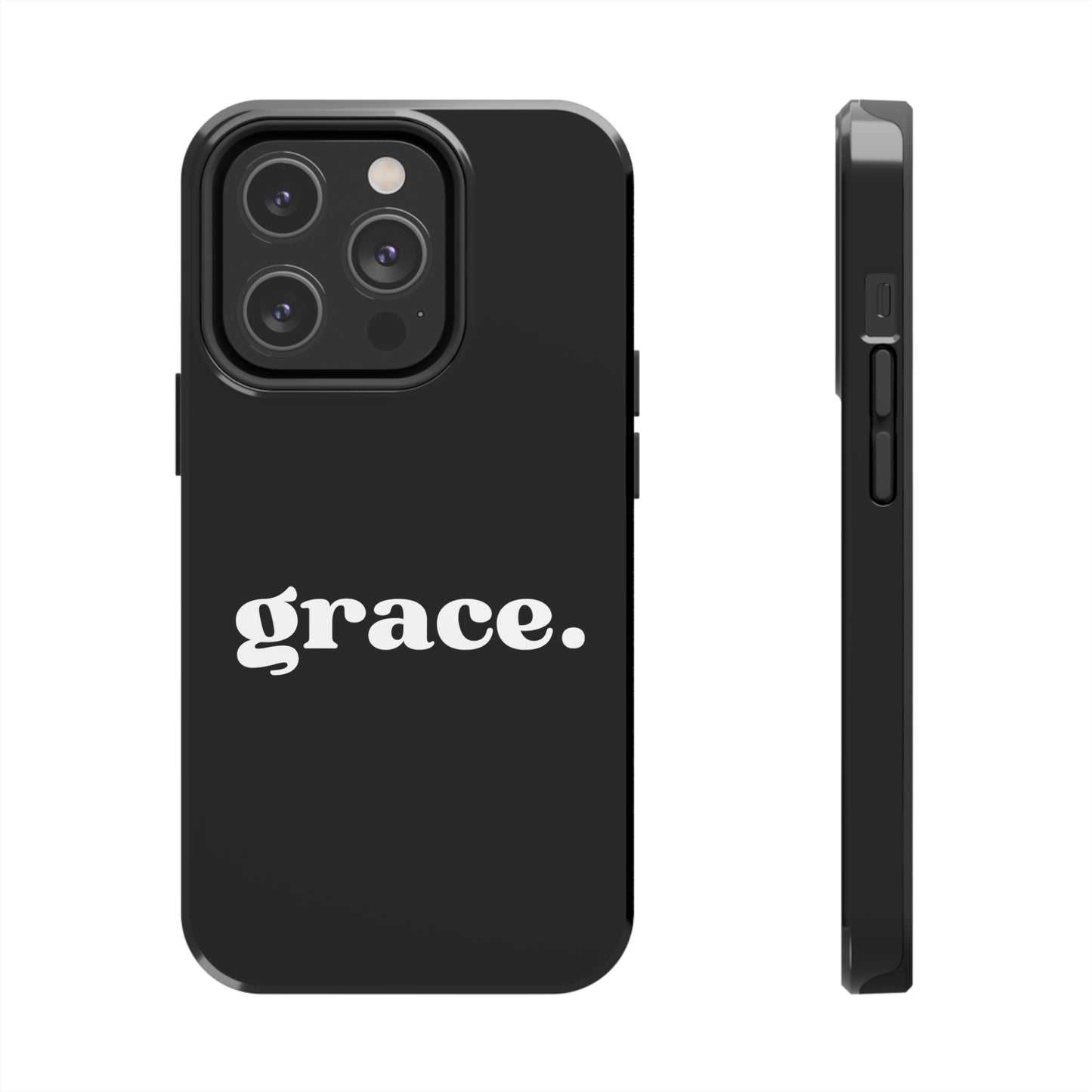 Grace iPhone Case - Black