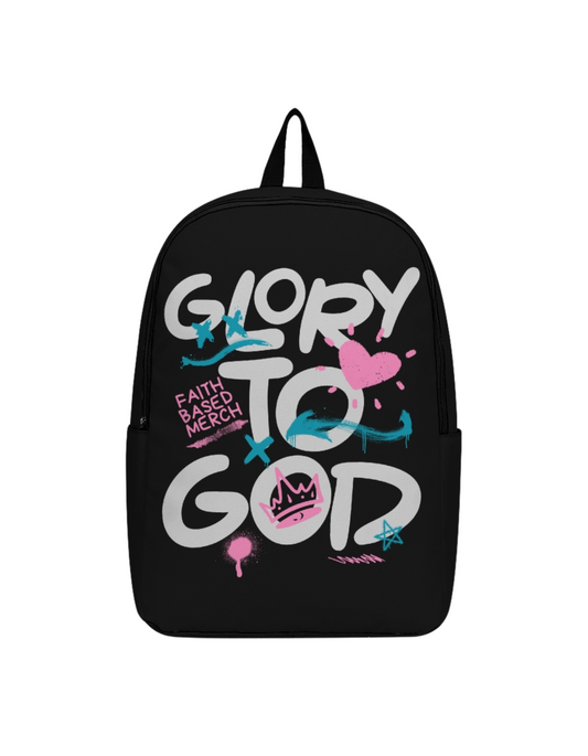 Glory To God Backpack - Black