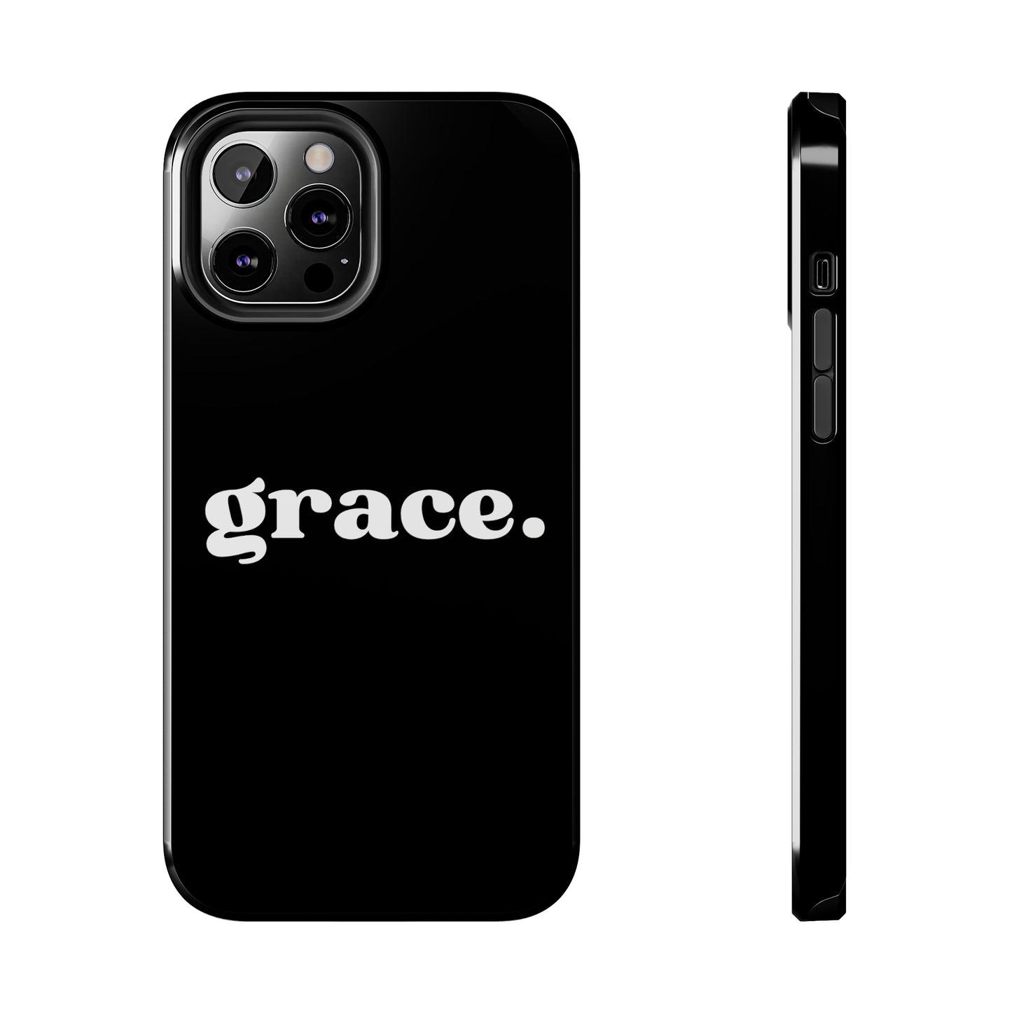 Grace iPhone Case - Black