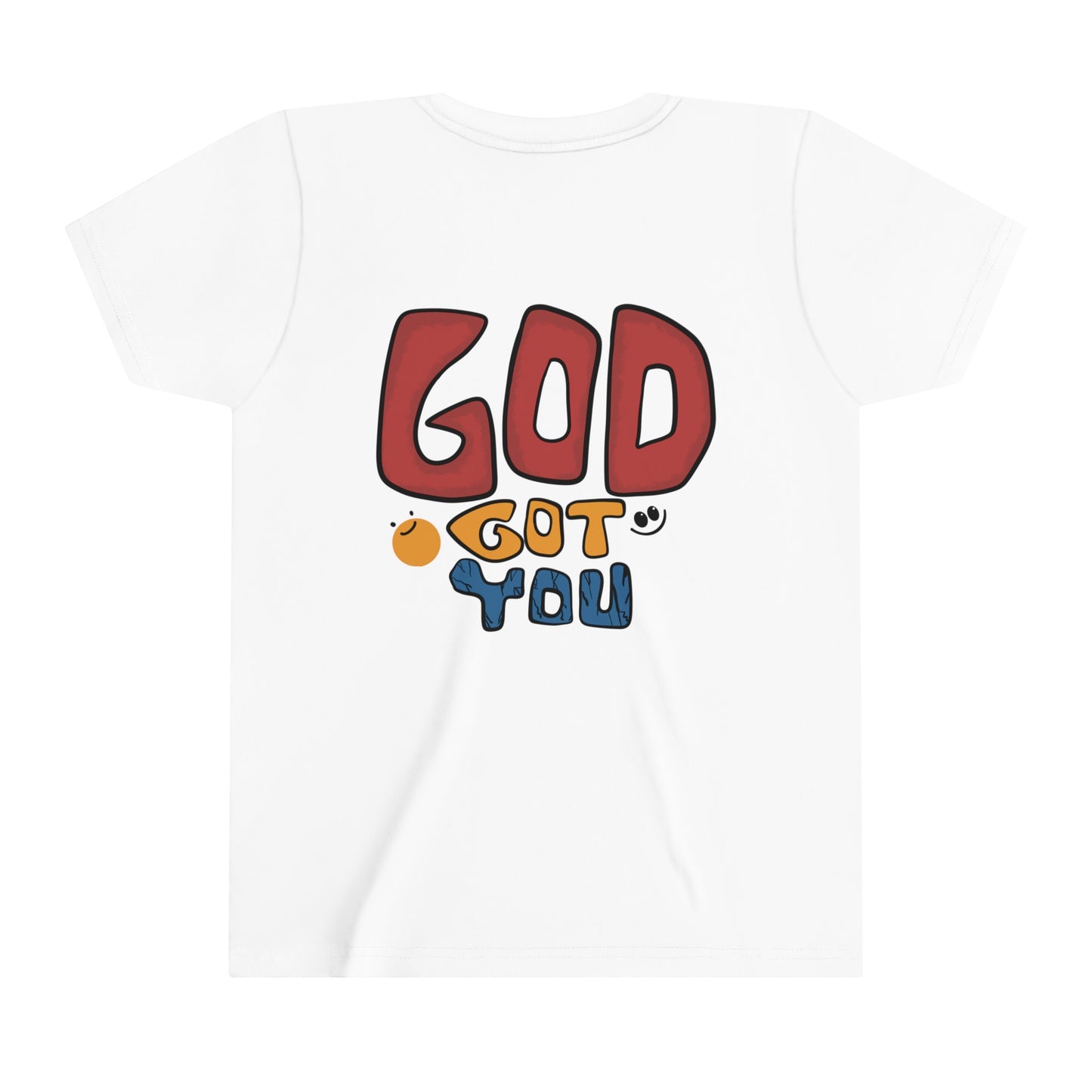 God Got You Youth T-Shirt (Double-Sided) - White