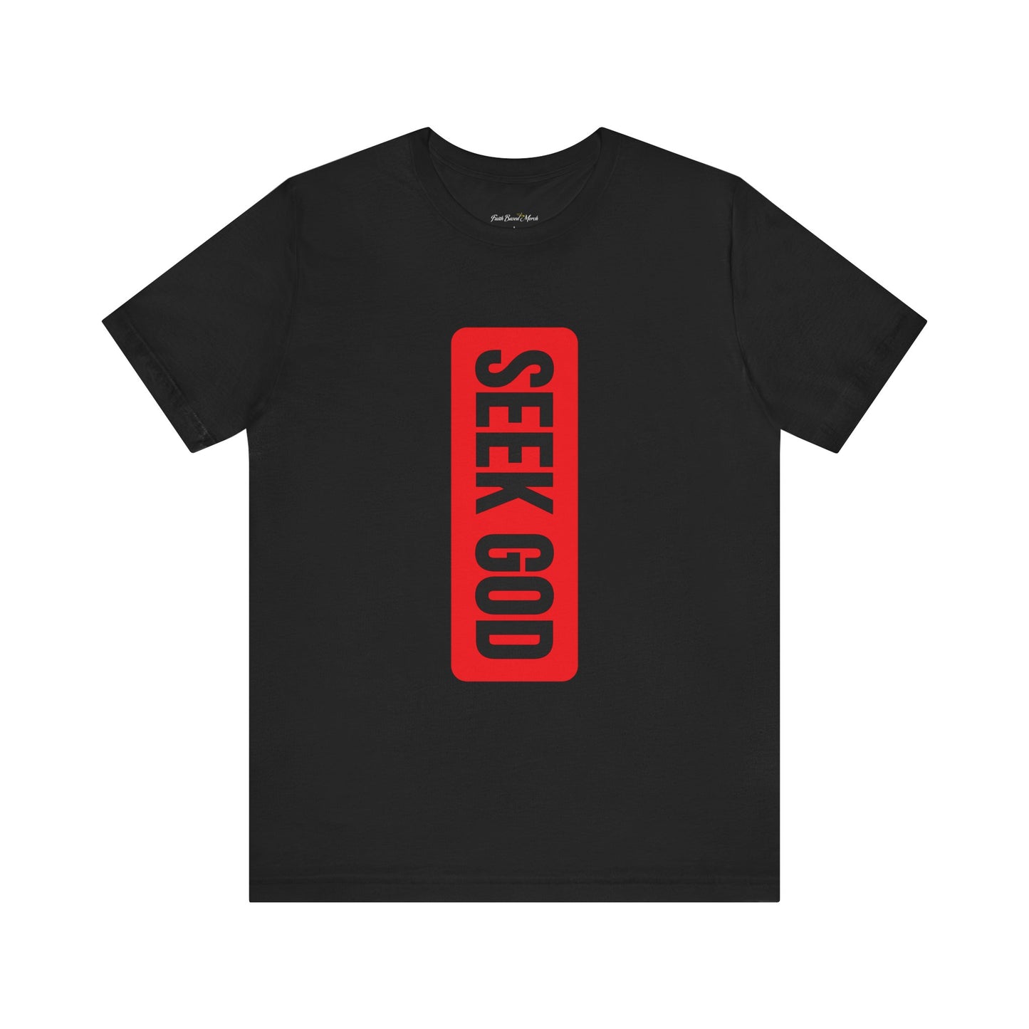 Seek God T-Shirt - Black/Red