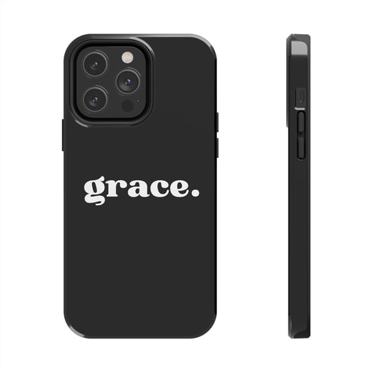 Grace iPhone Case - Black