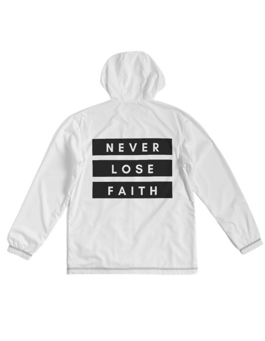 Never Lose Faith Windbreaker (Double-Sided) - White