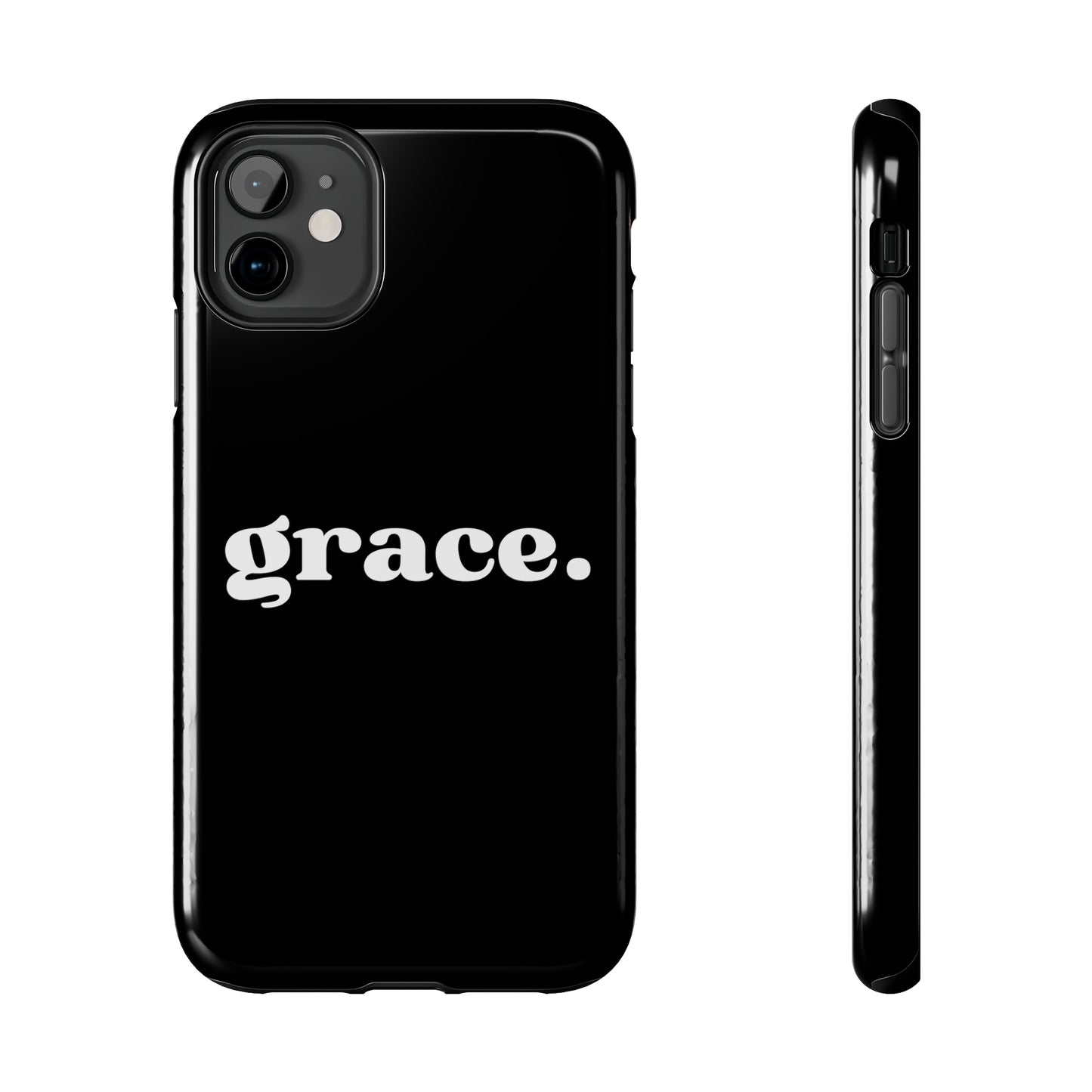 Grace iPhone Case - Black