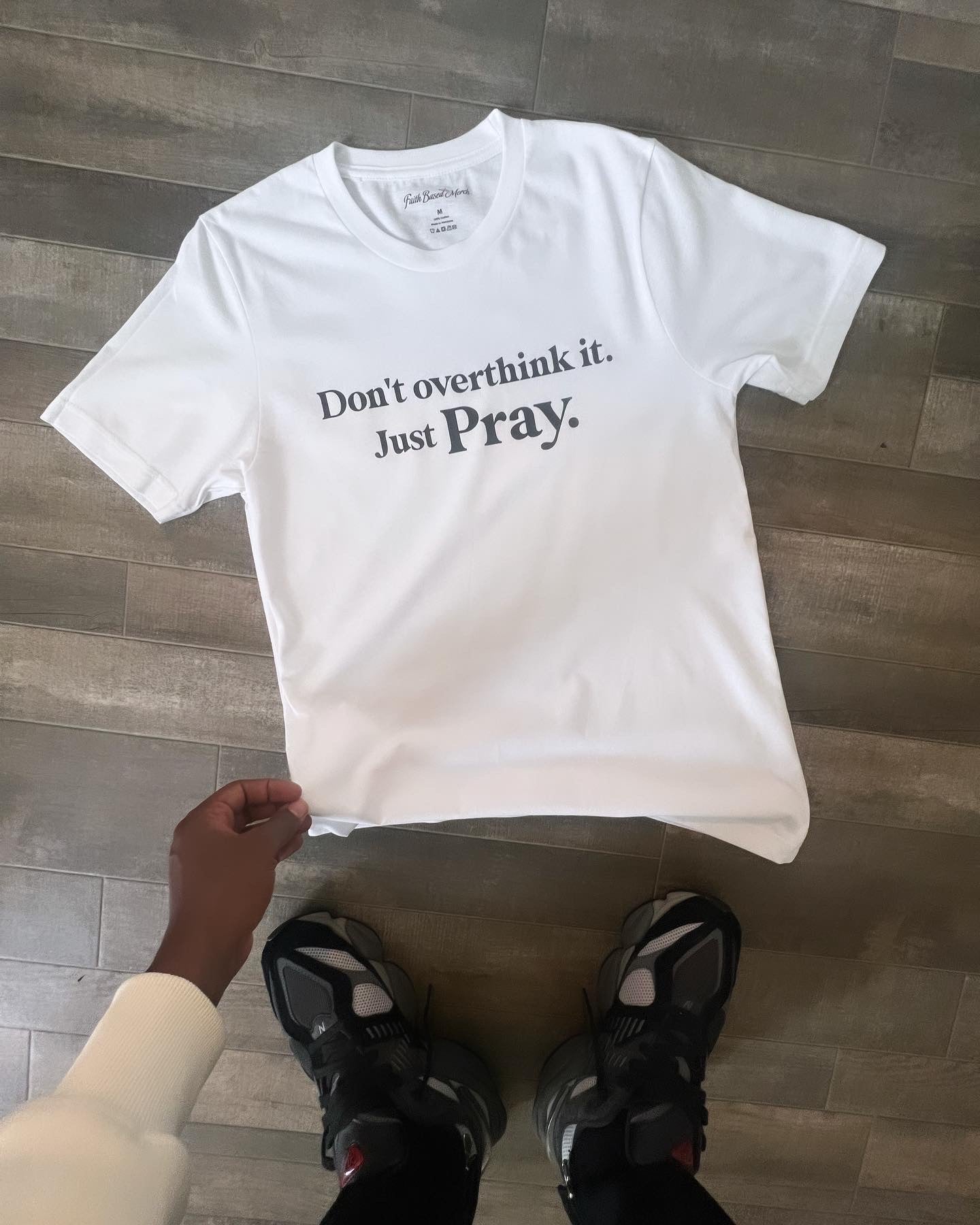 Just Pray T-Shirt - White