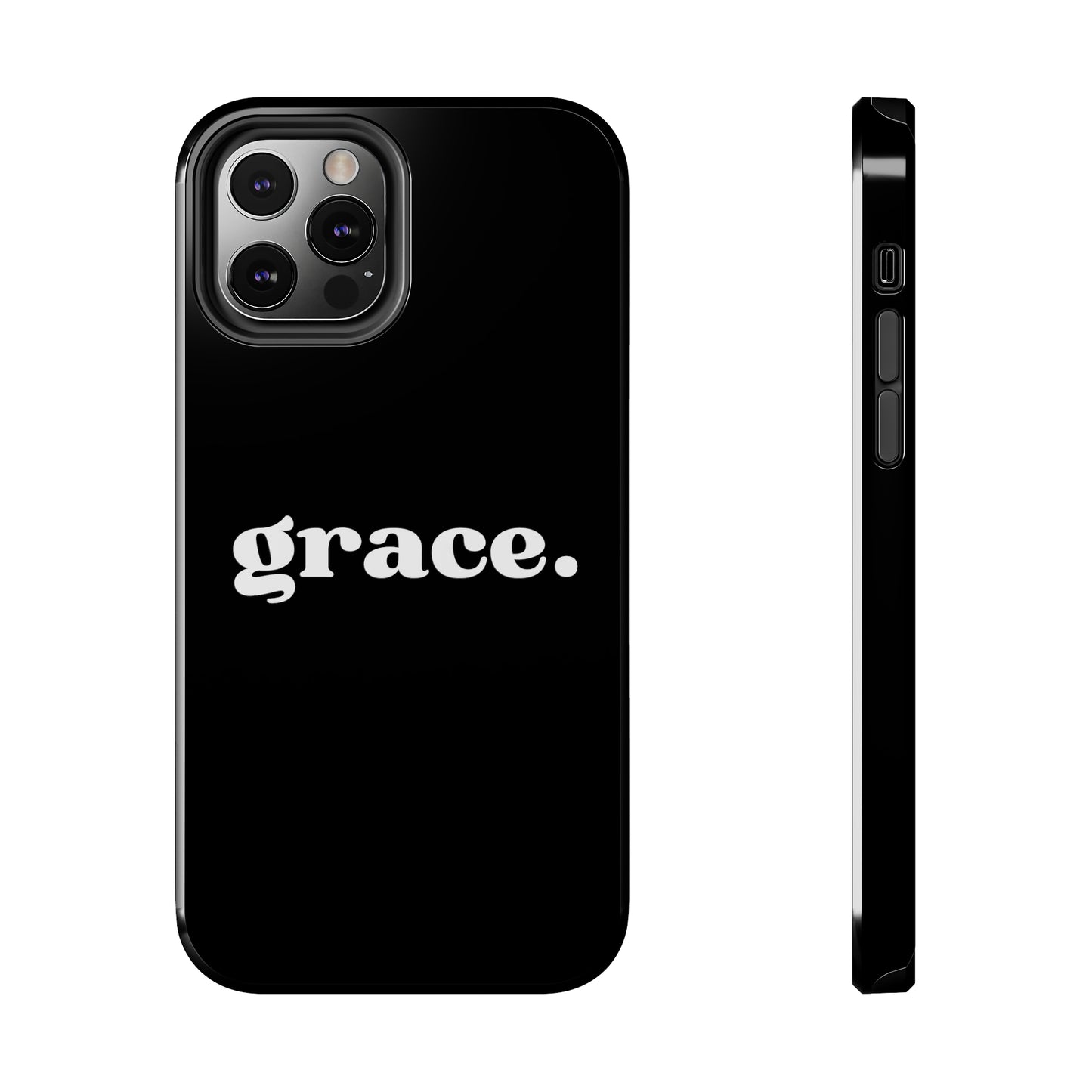 Grace iPhone Case - Black