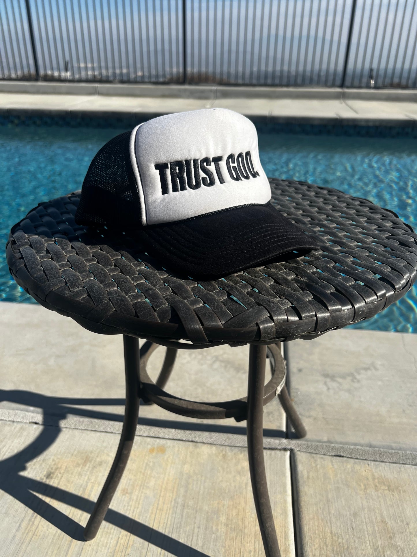 Trust God Foam Trucker Hat