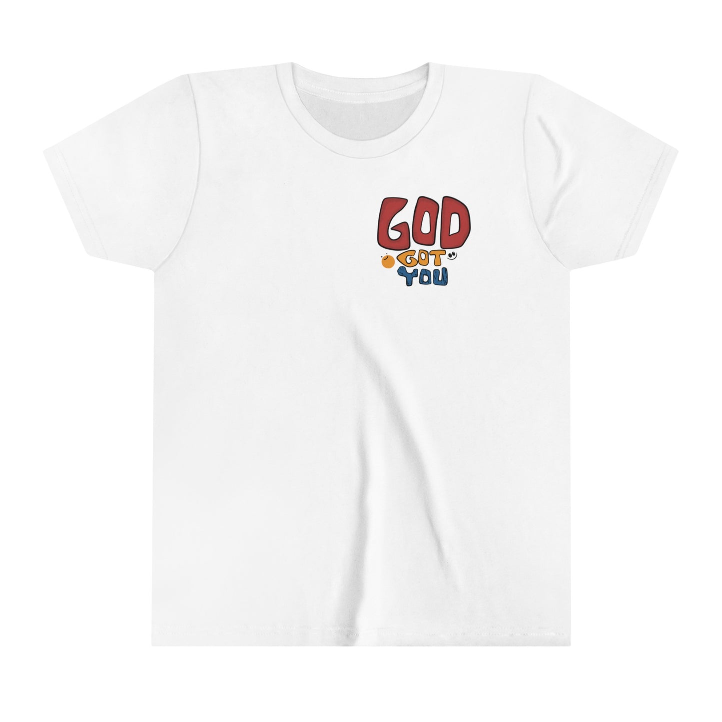 God Got You Youth T-Shirt (Double-Sided) - White