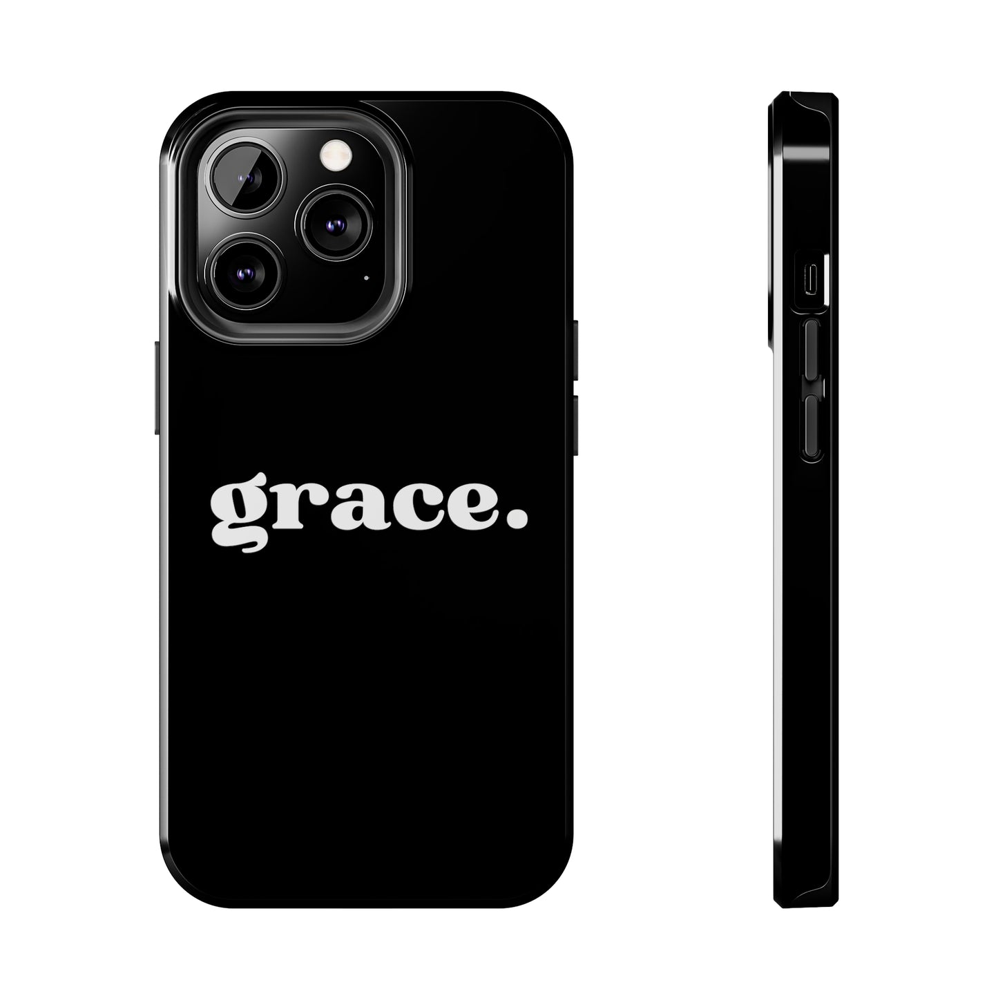 Grace iPhone Case - Black