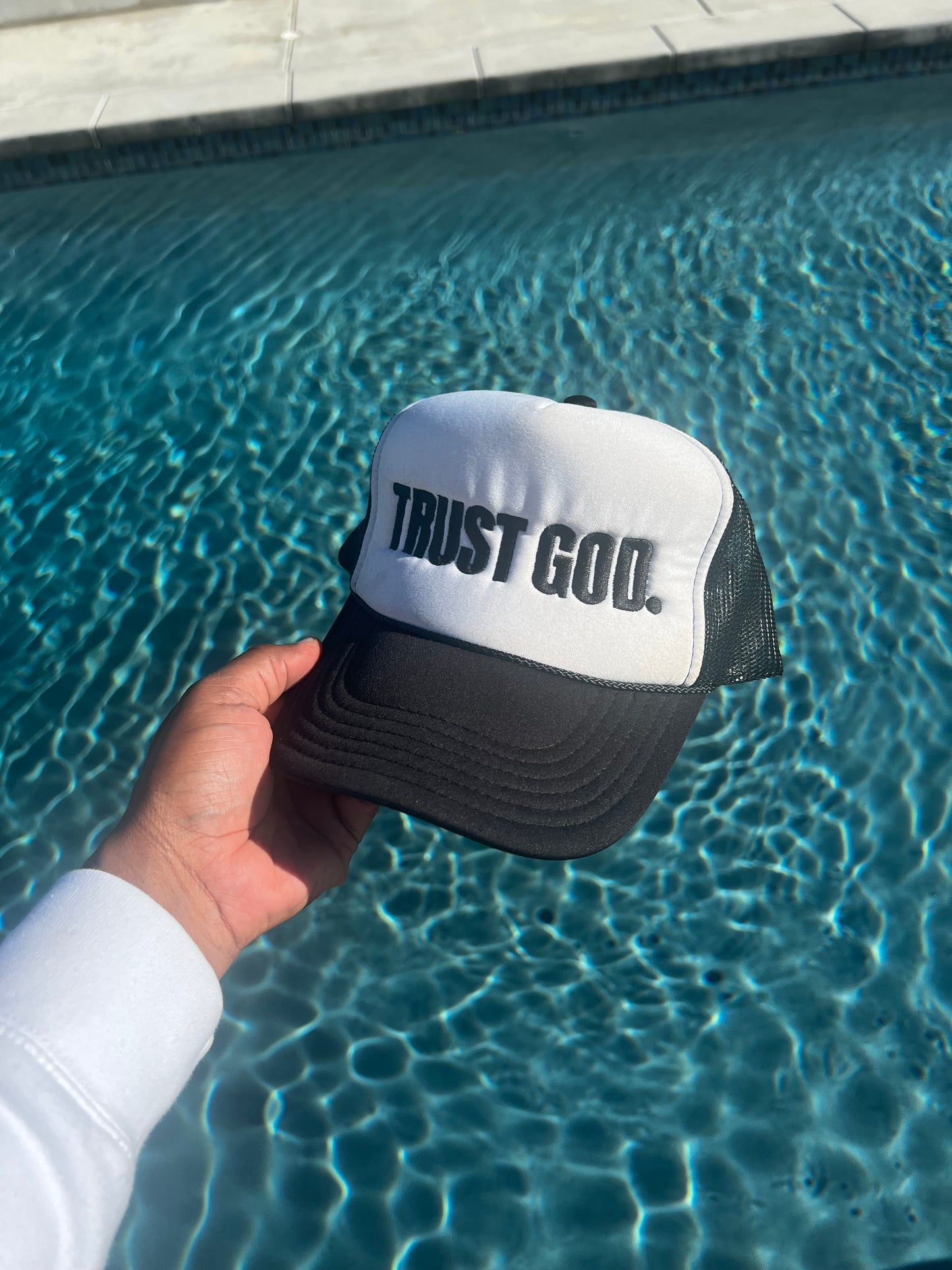 Trust God Foam Trucker Hat