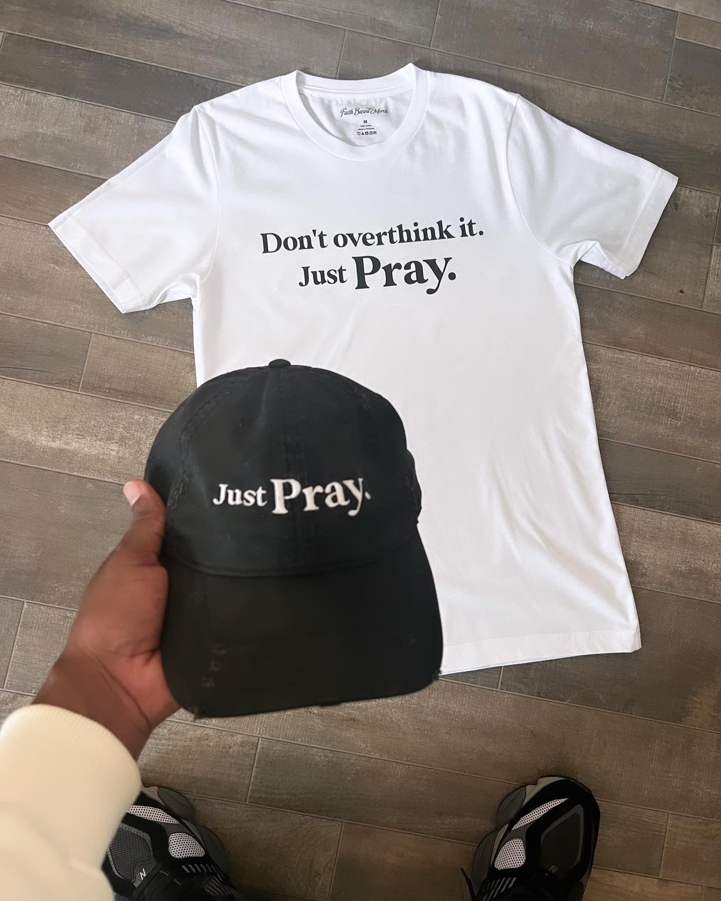 Just Pray T-Shirt - White