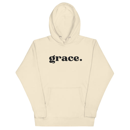 Grace Hoodie -Natural/Black