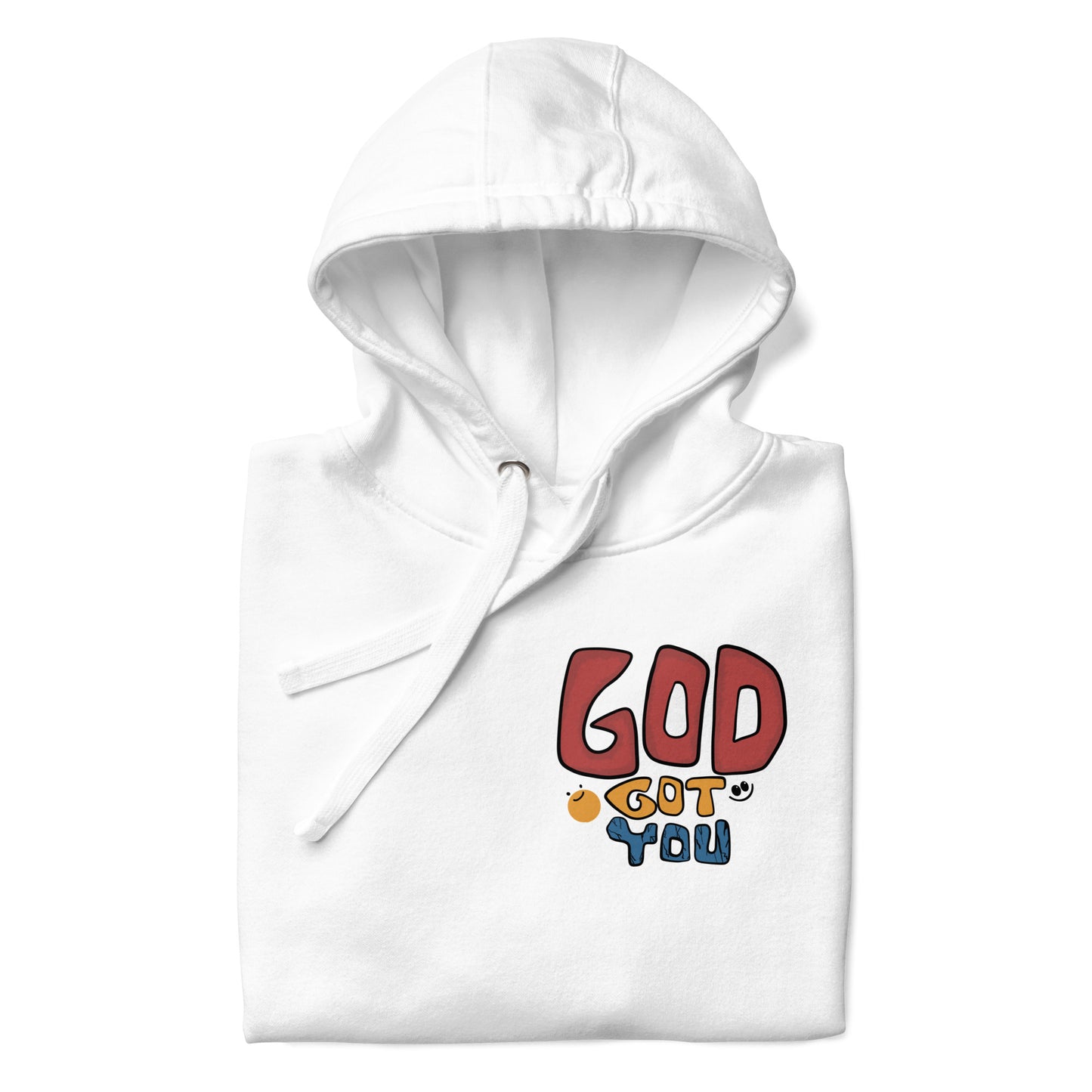 God Got You Hoodie (Double-Sided) - White