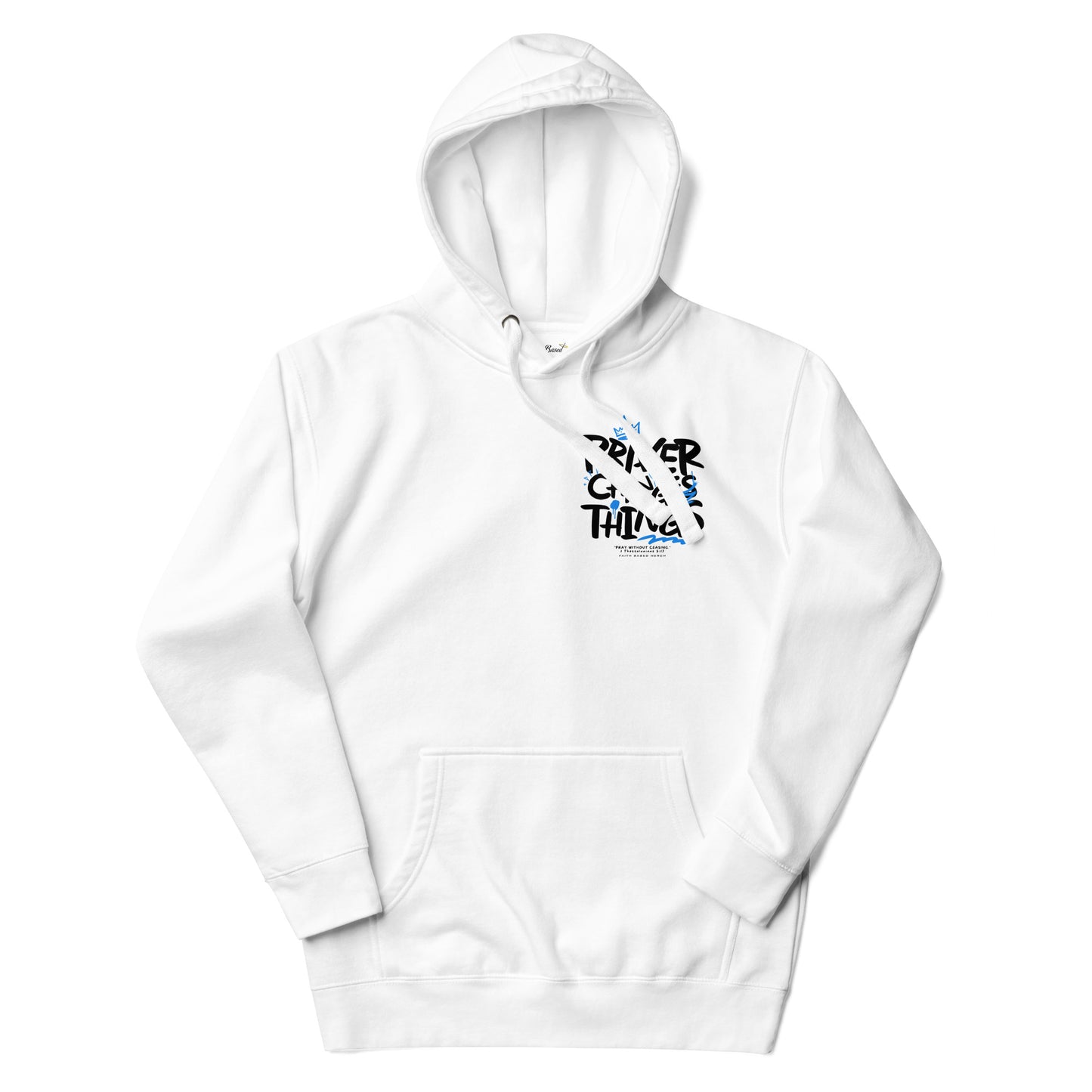 Prayer Changes Things Hoodie (Double-Sided) - White