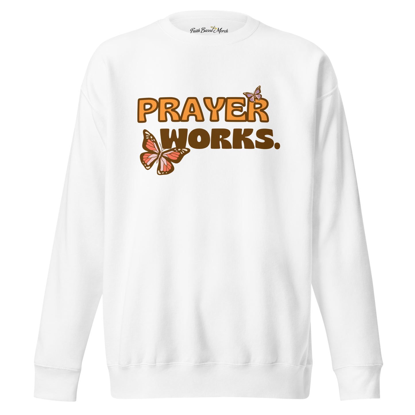 Prayer Works Sweatshirt - White