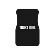 Trust God Black Car Mats (Set of 4)