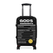 God's Ingredients Black Suitcase