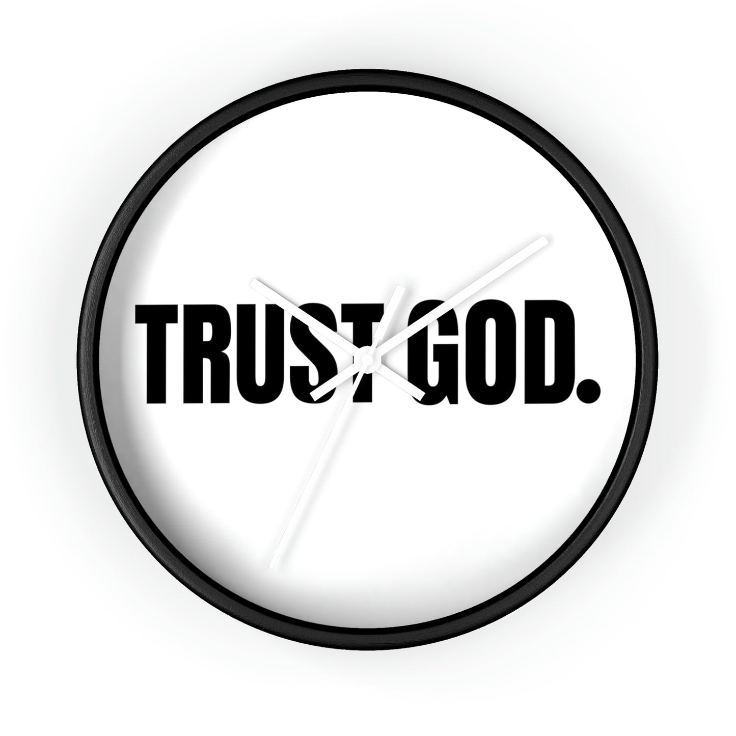 Trust God Wall Clock
